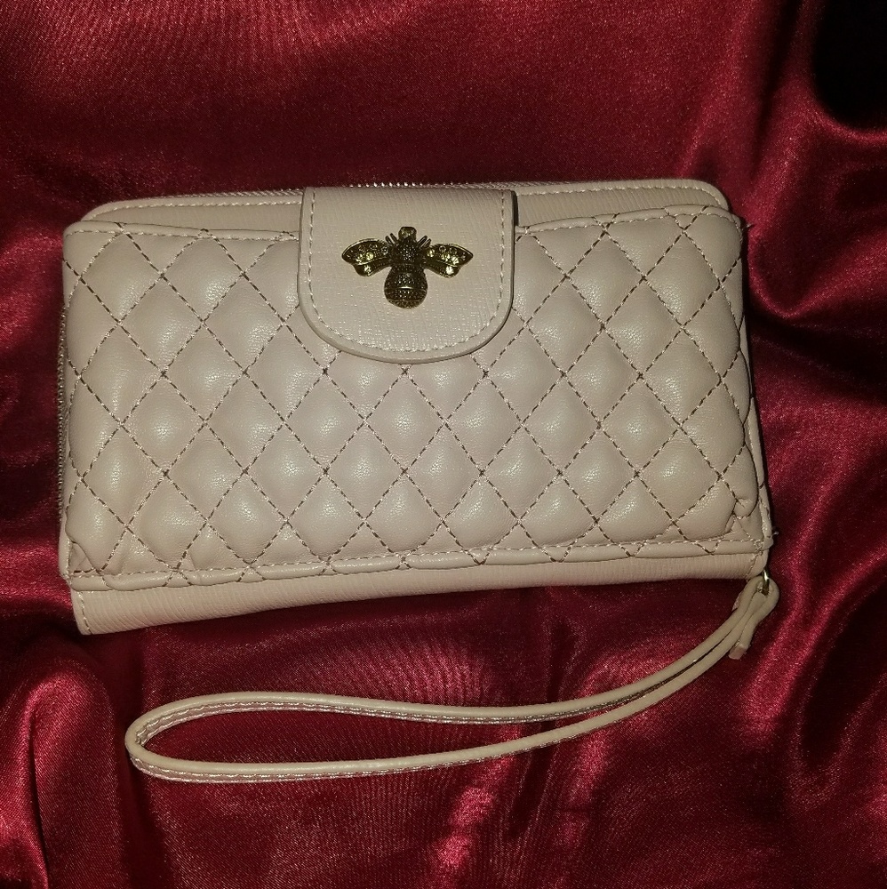 🛍💕Queen Bee wallet (blush)
